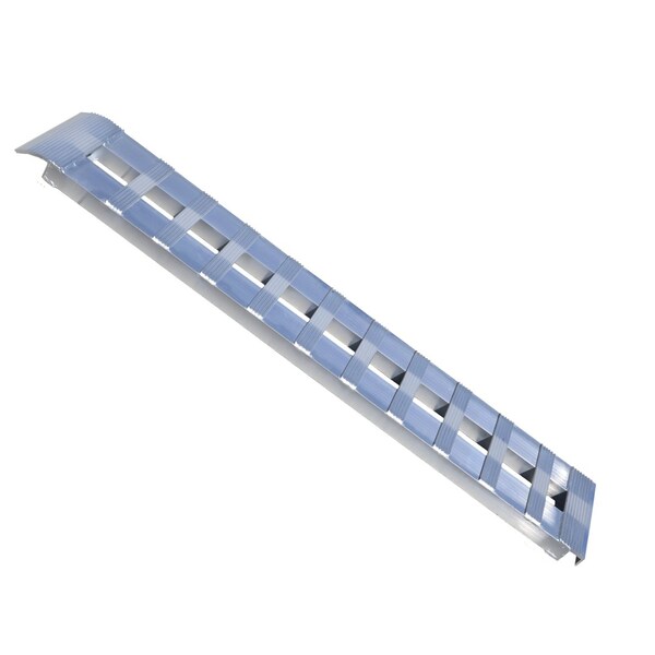 Single Heavy Duty 8 foot Aluminum Loading Ramp 15 x 96 5K Capacity